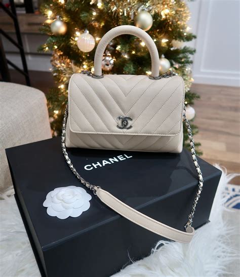 chanel flap bag with handle review|chanel top handle bag small.